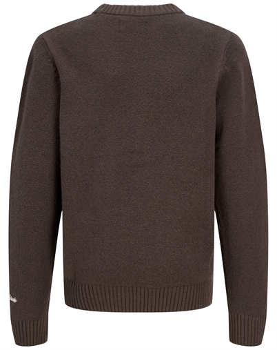Jack & Jones Junior - JORNorrebro Crew Neck Strik - Mulch